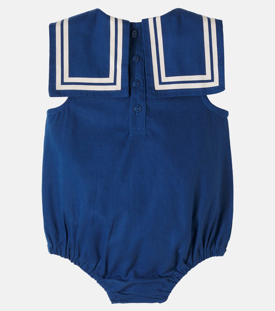  Tinycottons Tinycottons Baby Body Aus Leinen Und Baumwolle 