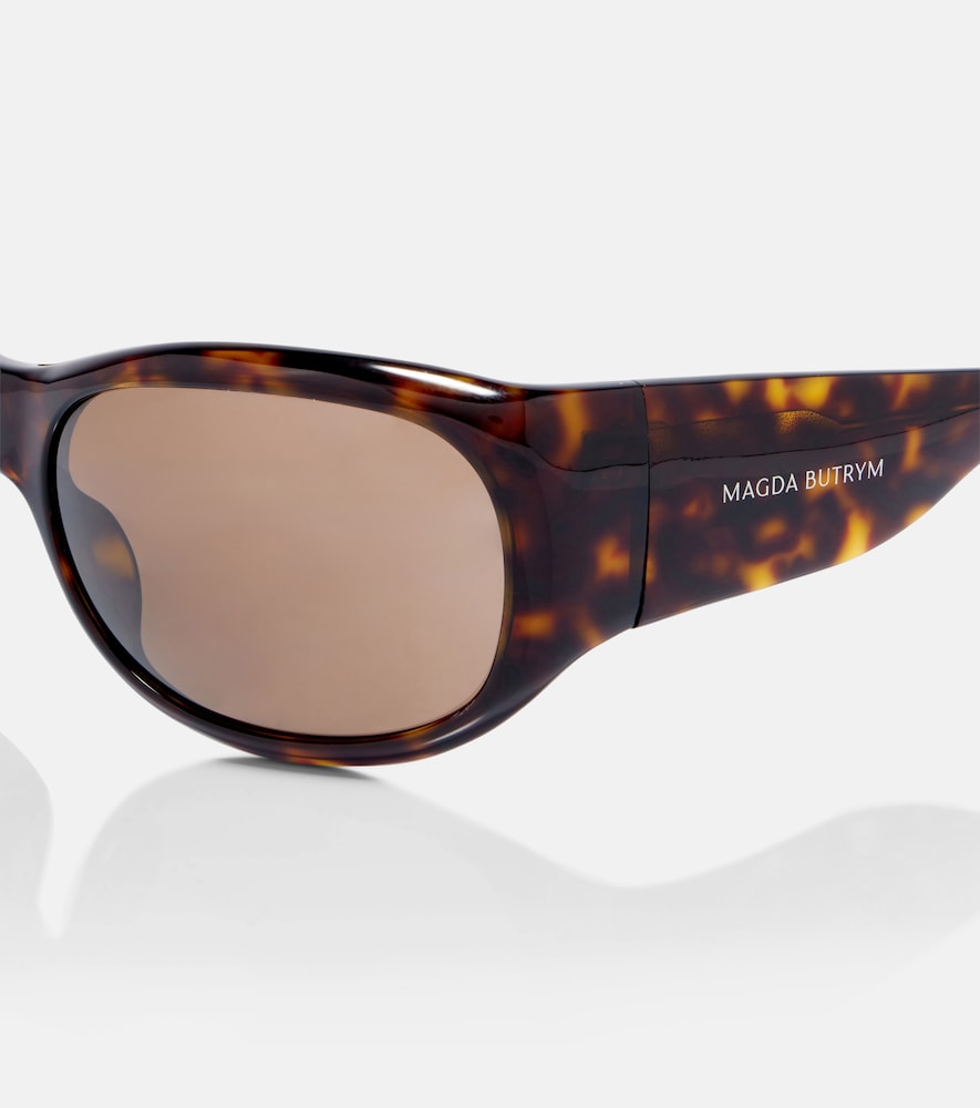  Magda Butrym Magda Butrym Logo Round Sunglasses 