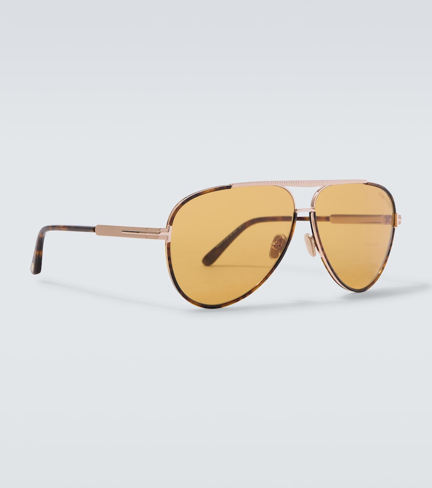  Tom Ford Tom Ford Rupert-02 Aviator Sunglasses 