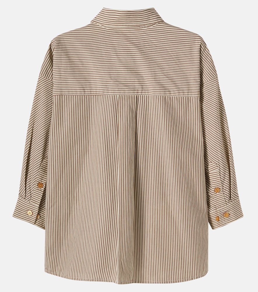  Mini Rodini Mini Rodini Striped Cotton Poplin Shirt 