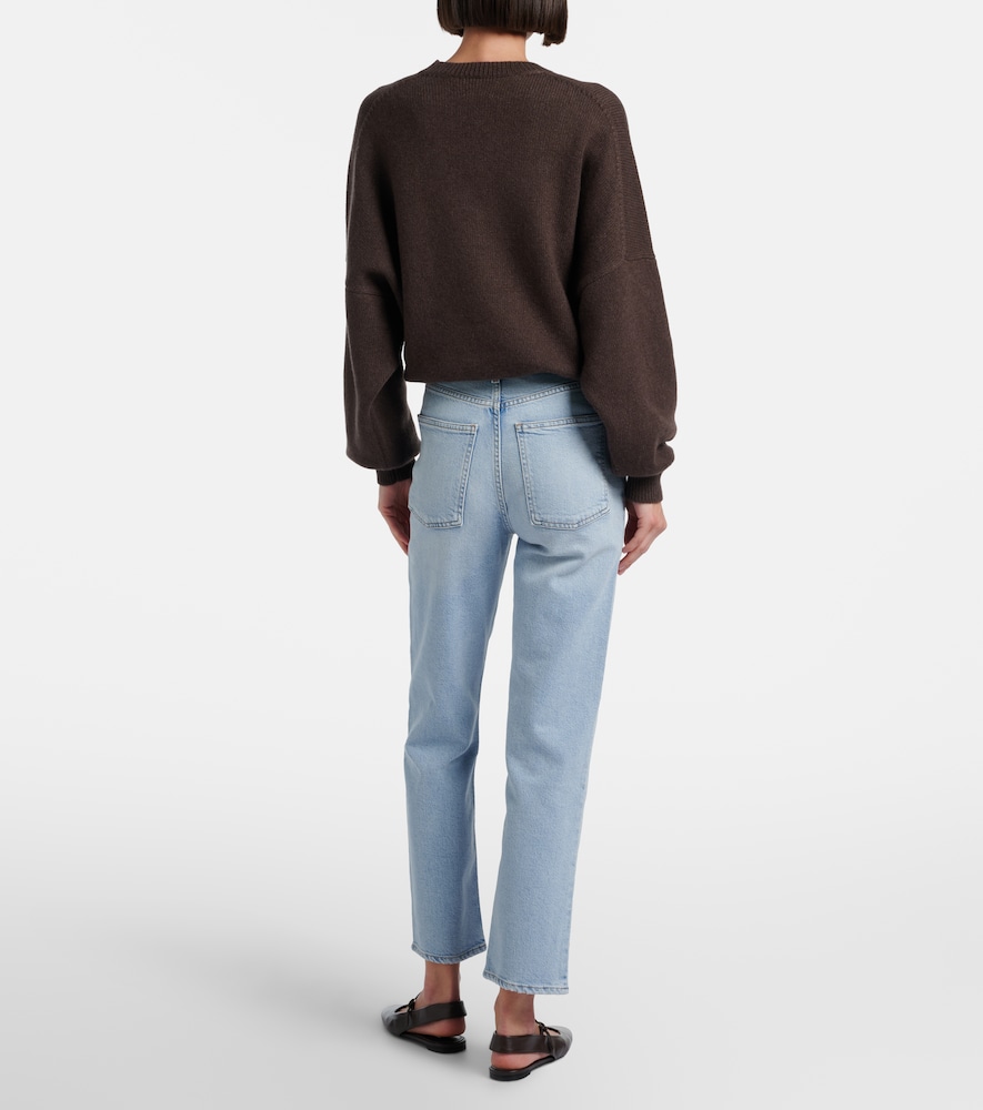 '90S Pinch Cropped Straight Jeans