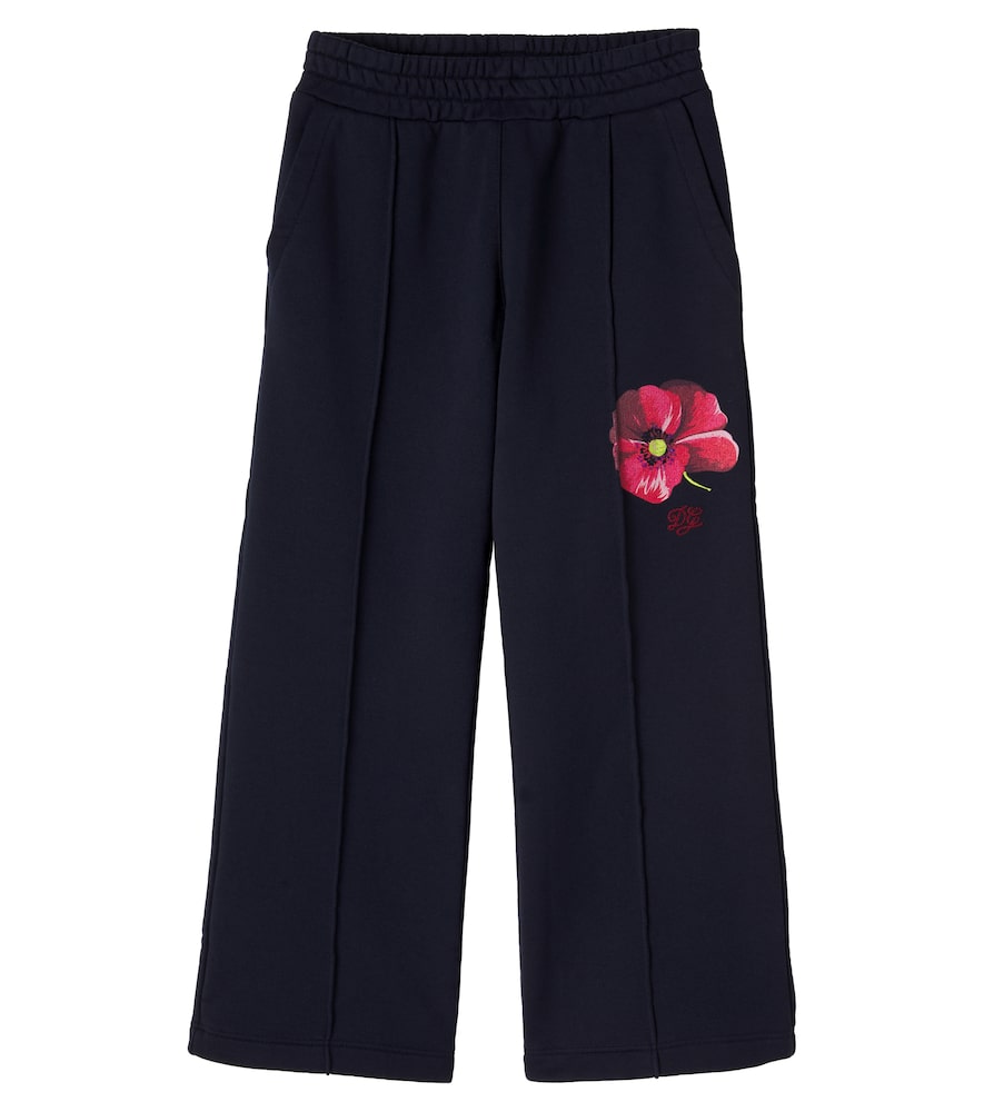 Pantaloni sportivi in jersey di cotone