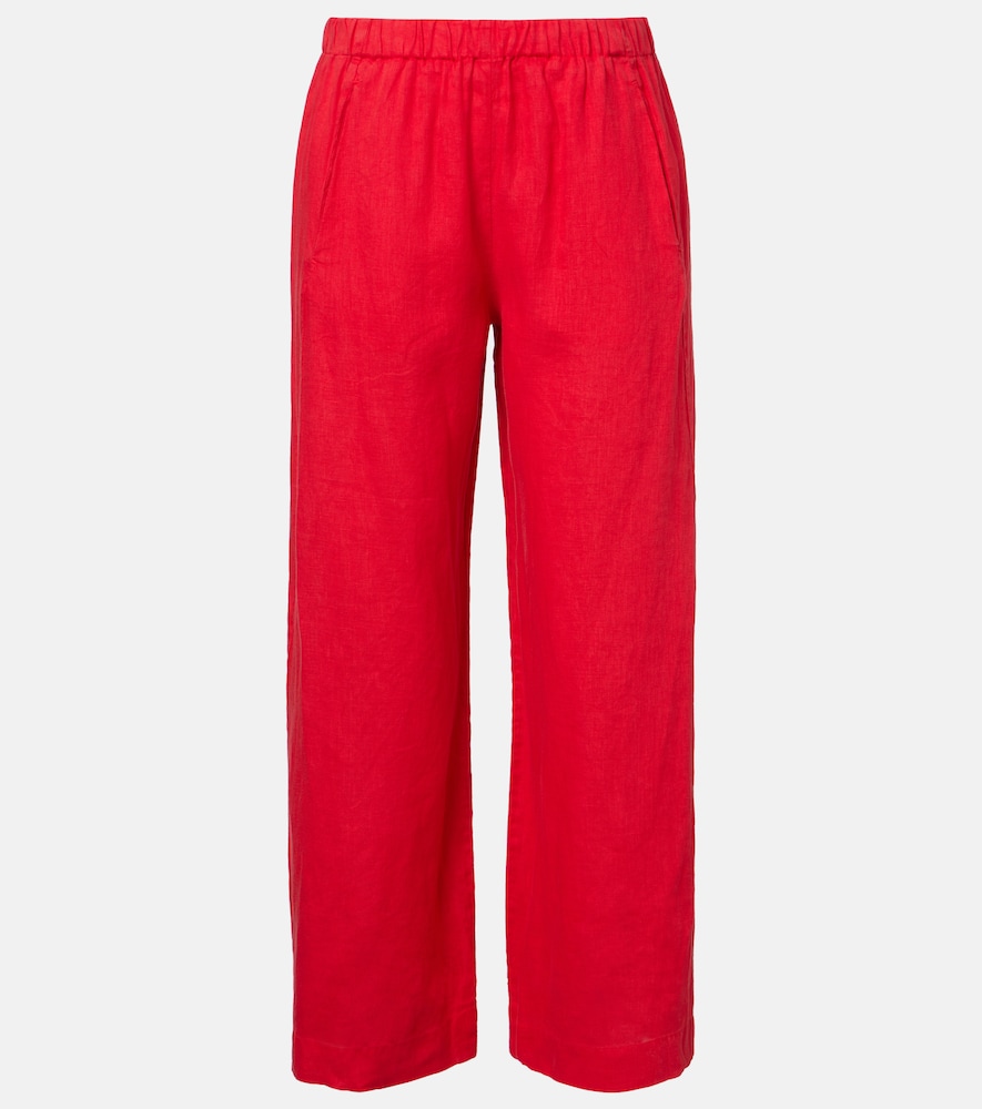 Velvet Lola linen wide-leg pants | Thumbnail 6