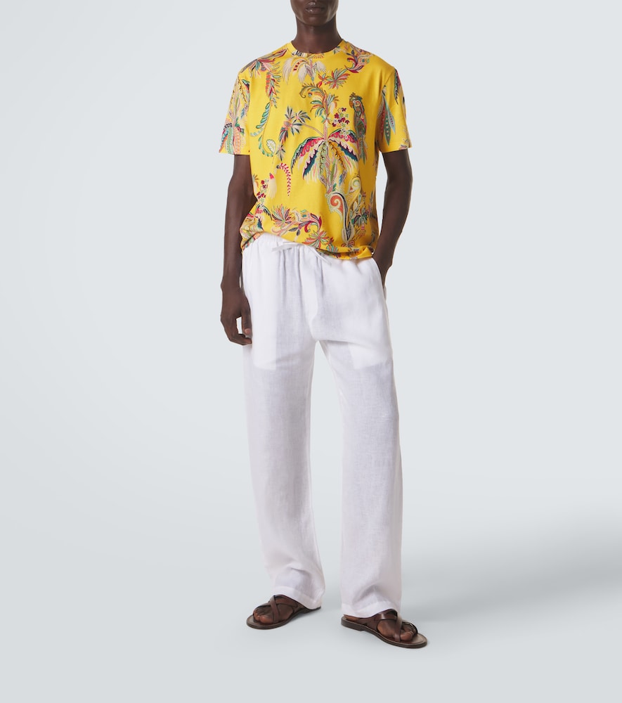  Etro Etro Bedrucktes T-shirt Aus Baumwolle 