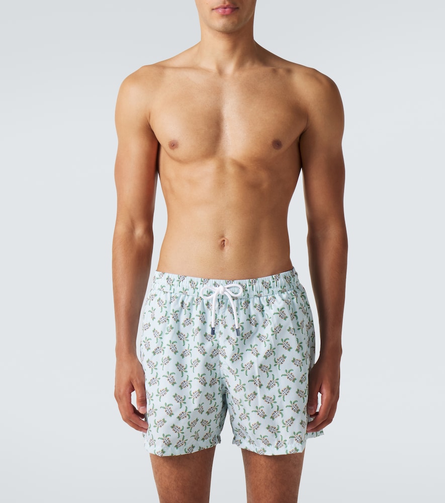  Fedeli Fedeli Madeira Printed Swim Trunks 