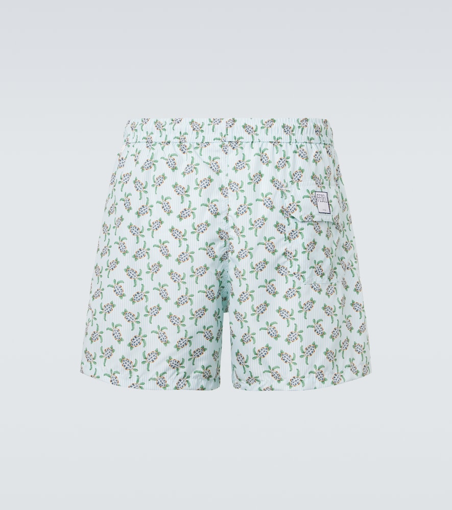  Fedeli Fedeli Madeira Printed Swim Trunks 