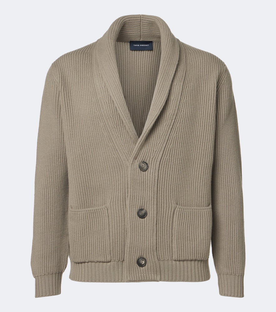 Ribbed-Knit Cardigan