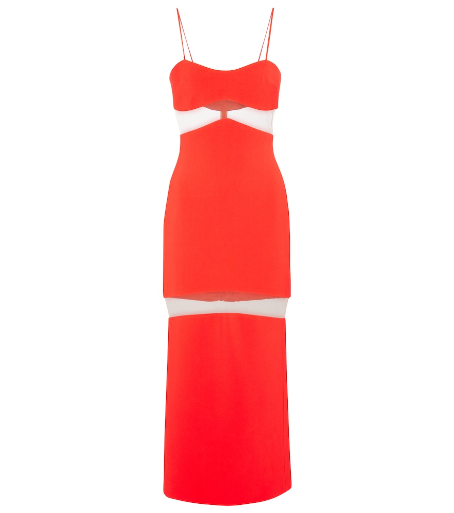 david koma red dress