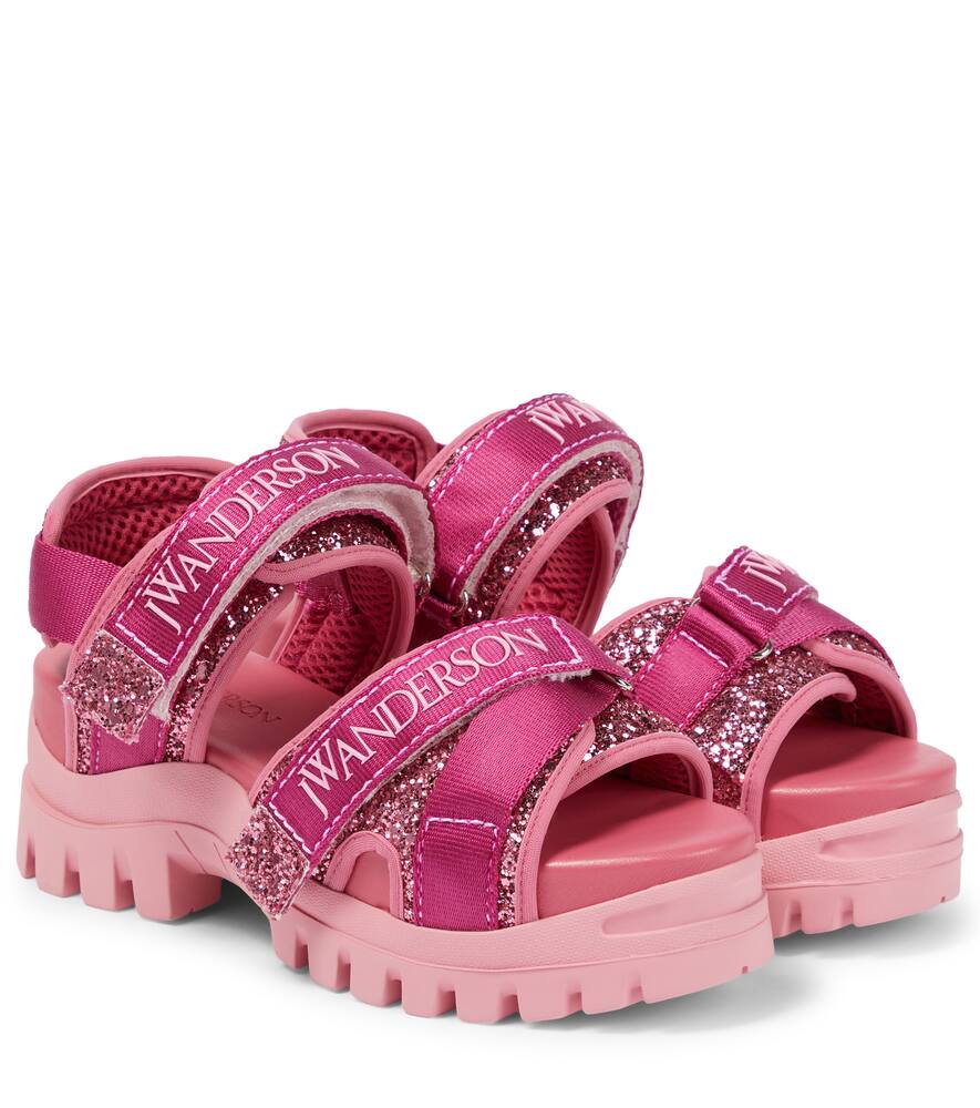 JW Anderson Glitter embellished sandals