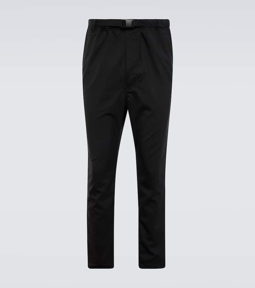 Comme Des Garçons Homme Deux Belted Technical Pants In Black