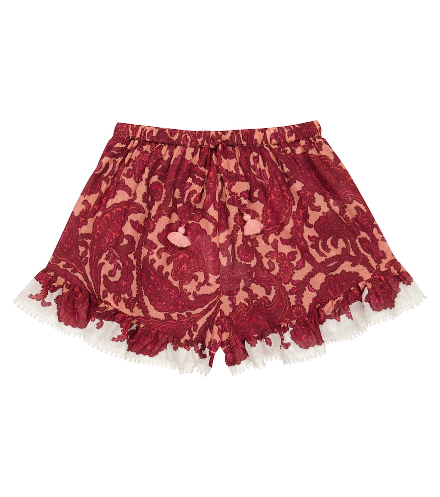 Paisley cotton shorts
