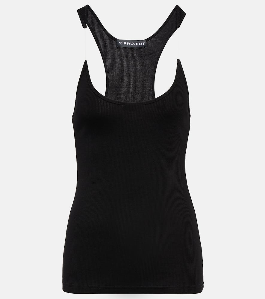 隐形肩带棉质背心