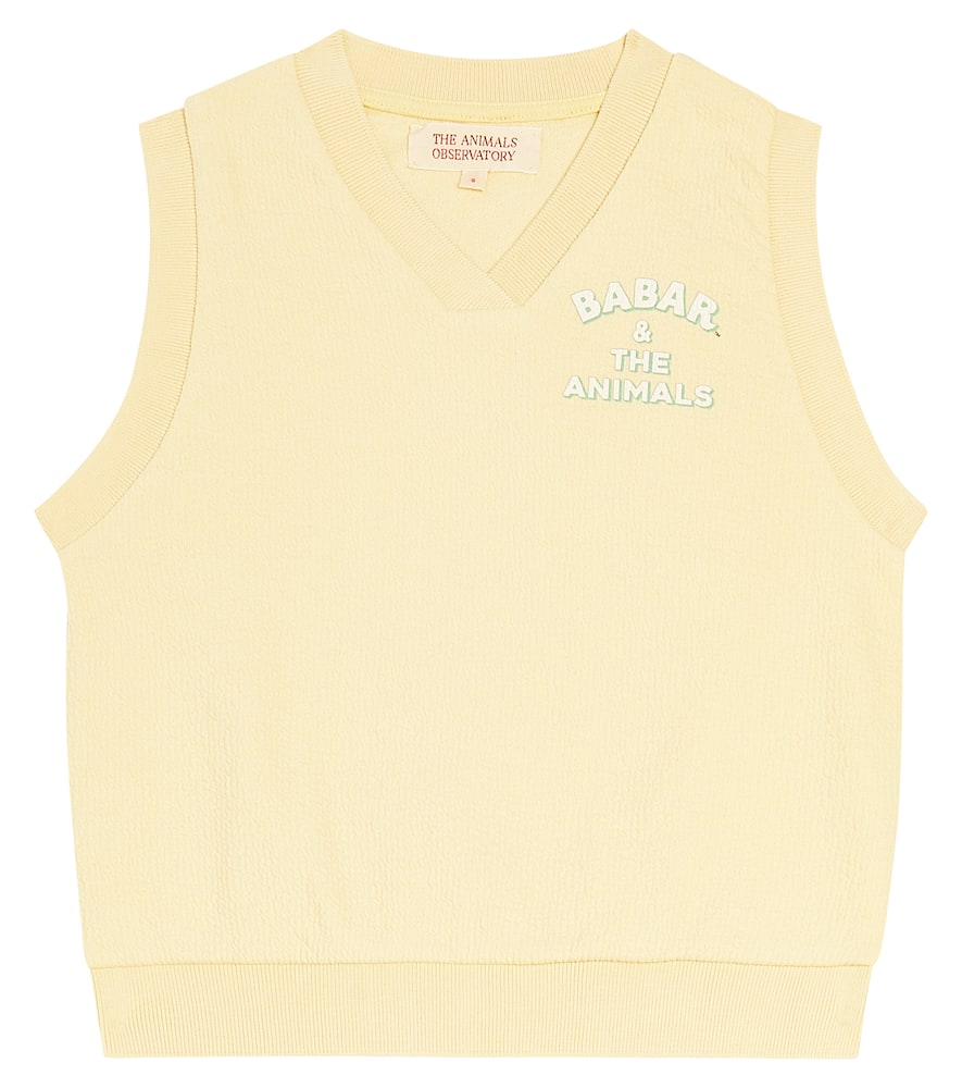The Animals Observatory x Babar cotton sweater vest