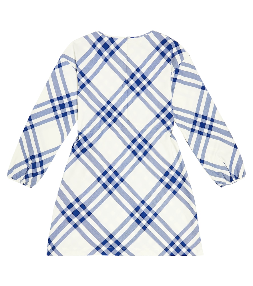  Burberry Kids Burberry Kids Vestido De Algodón A Cuadros 