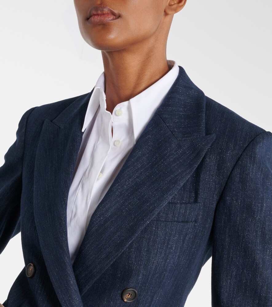  Brunello Cucinelli Brunello Cucinelli Blazer Aus Einem Baumwollgemisch 