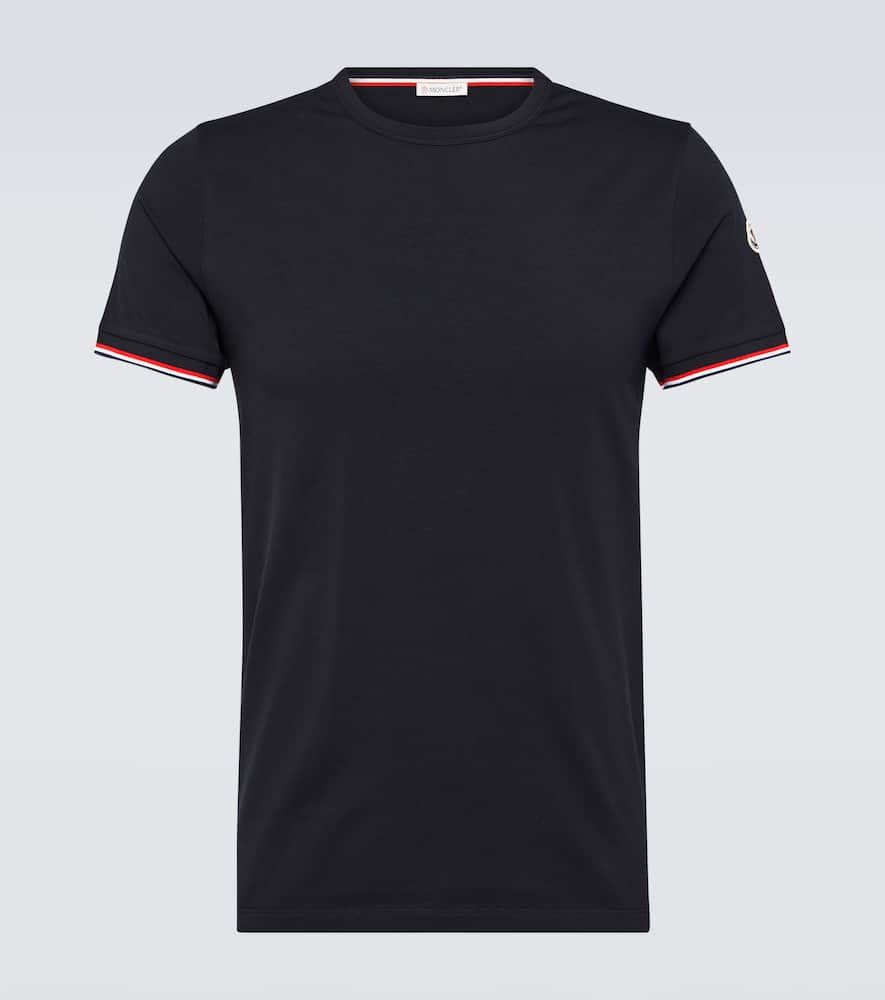 Moncler Cotton-blend jersey T-shirt