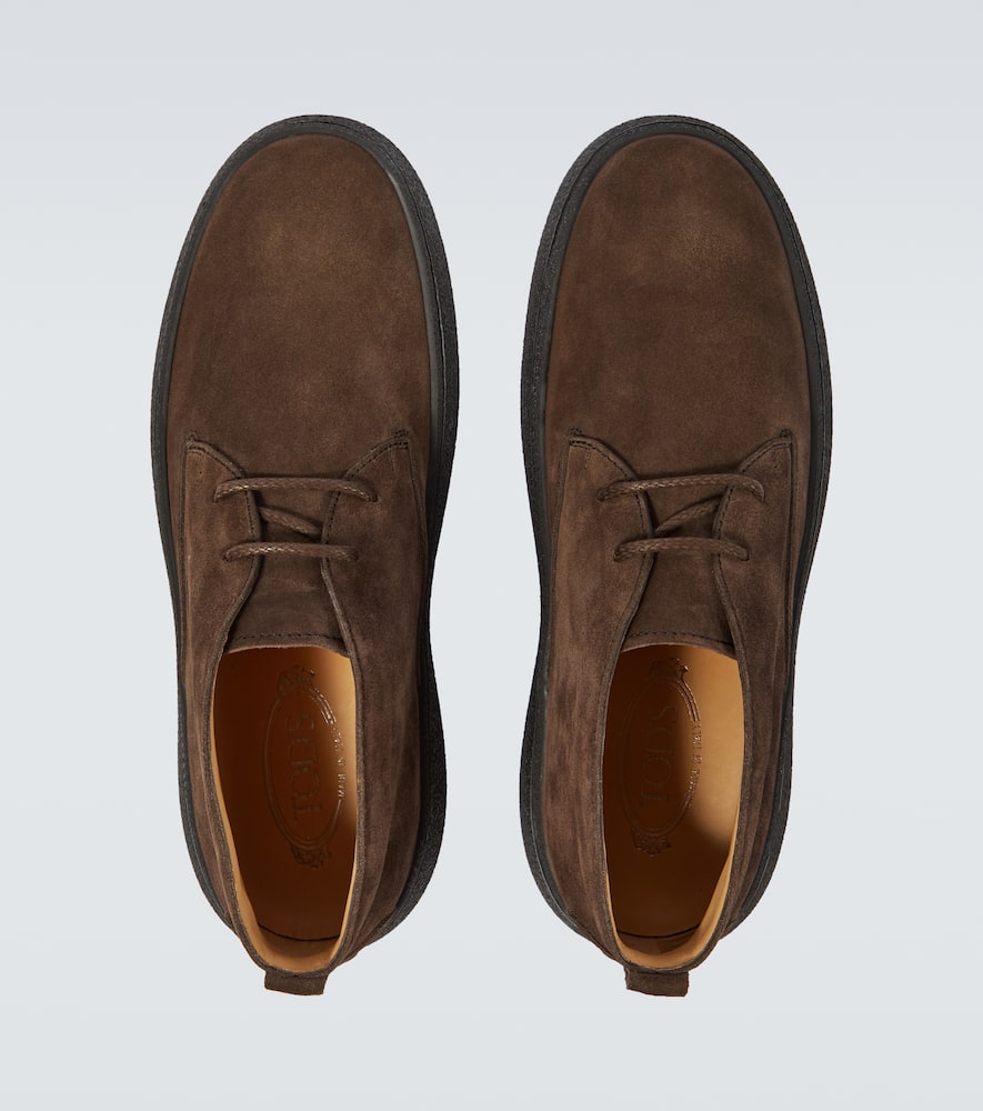 Tod's Desert Boots In Suede Tods In Brown