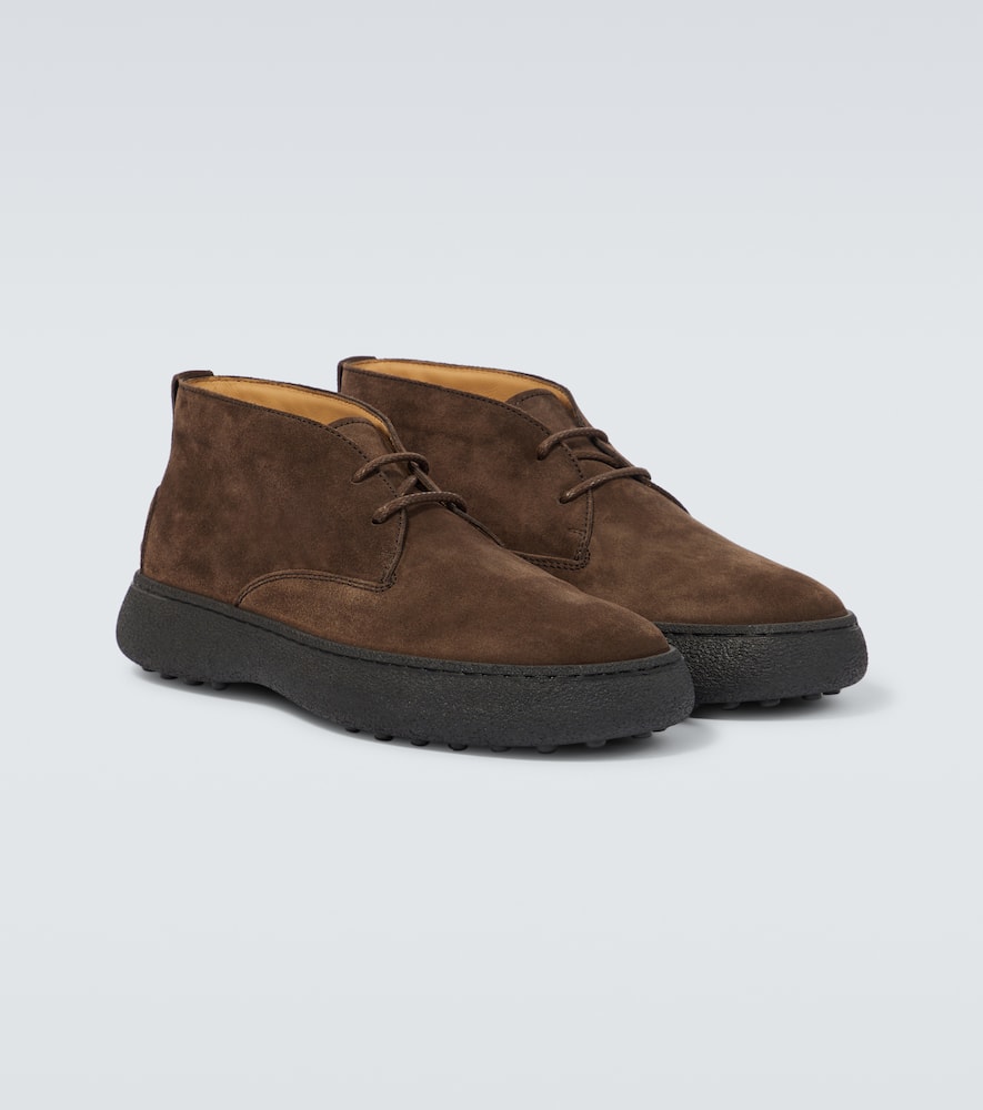 Tod's Desert Boots In Suede Tods In Brown