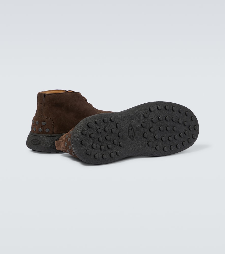 Tod's Desert Boots In Suede Tods In Brown