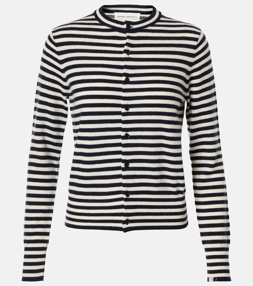 Extreme Cashmere N°300 Little 2 Cashmere Cardigan In Black