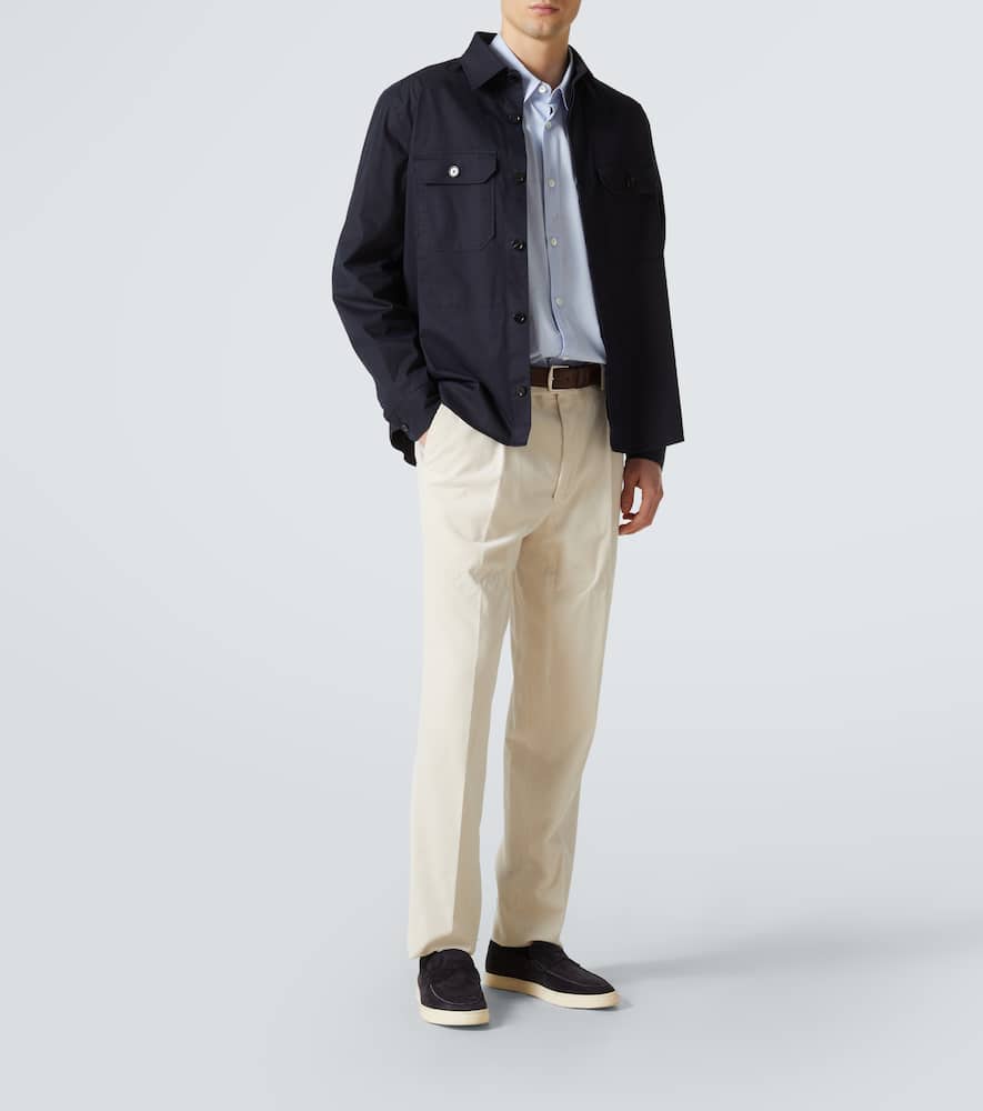 ZEGNA COTTON-BLEND SHIRT