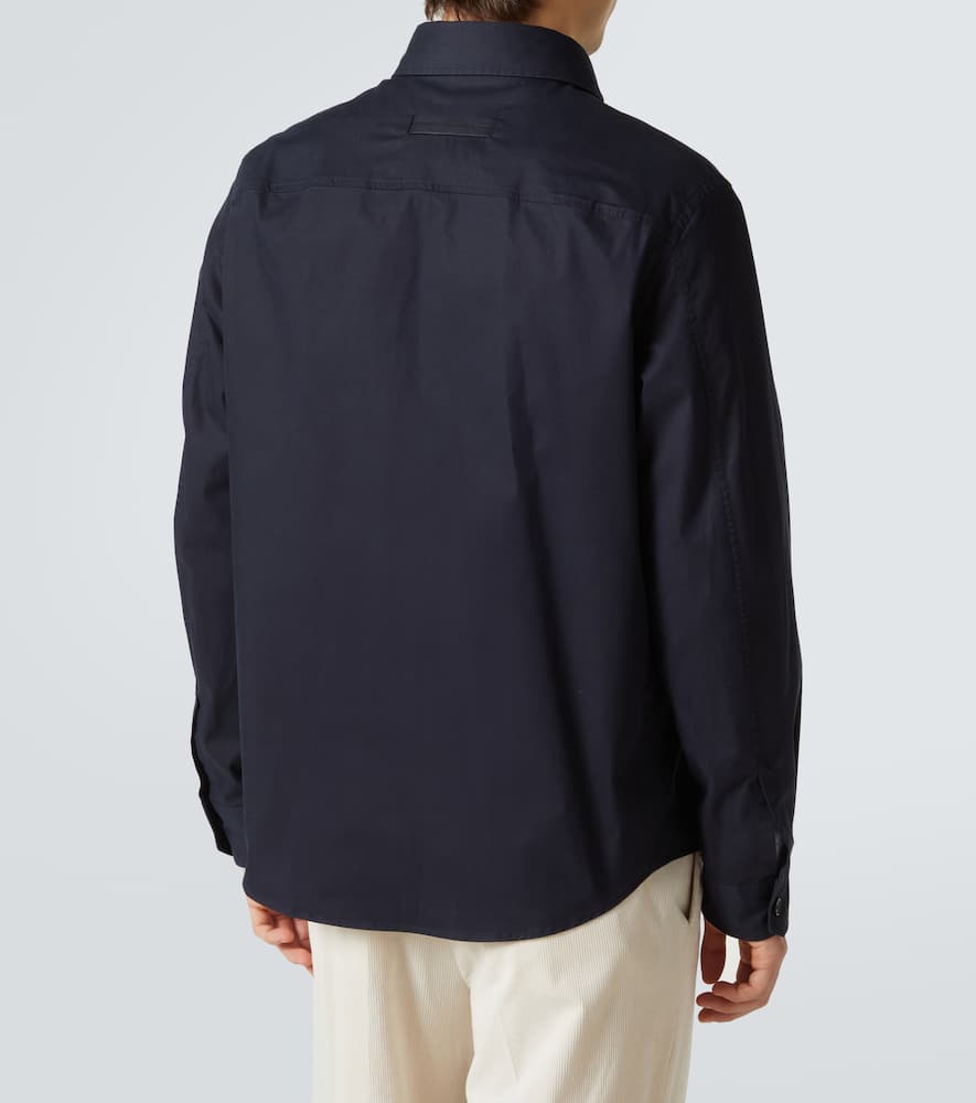 ZEGNA COTTON-BLEND SHIRT