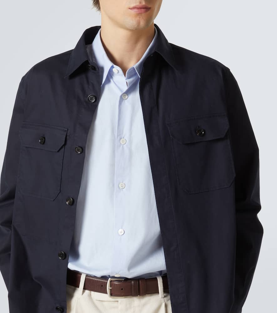 ZEGNA COTTON-BLEND SHIRT