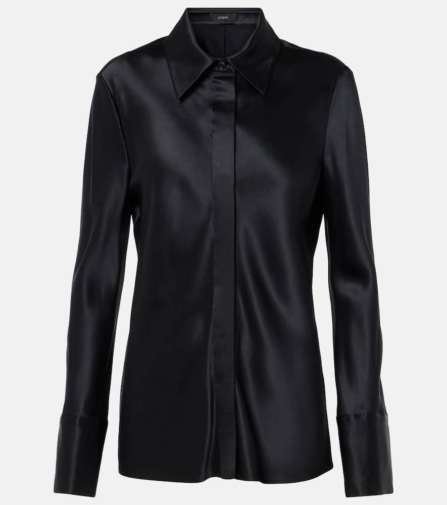 Brunel silk satin blouse