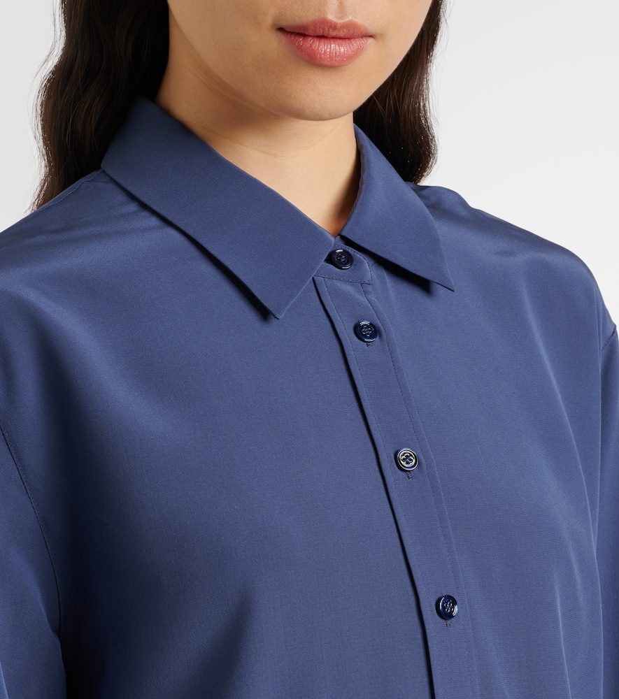Joseph Joe Silk Shirt In Blue