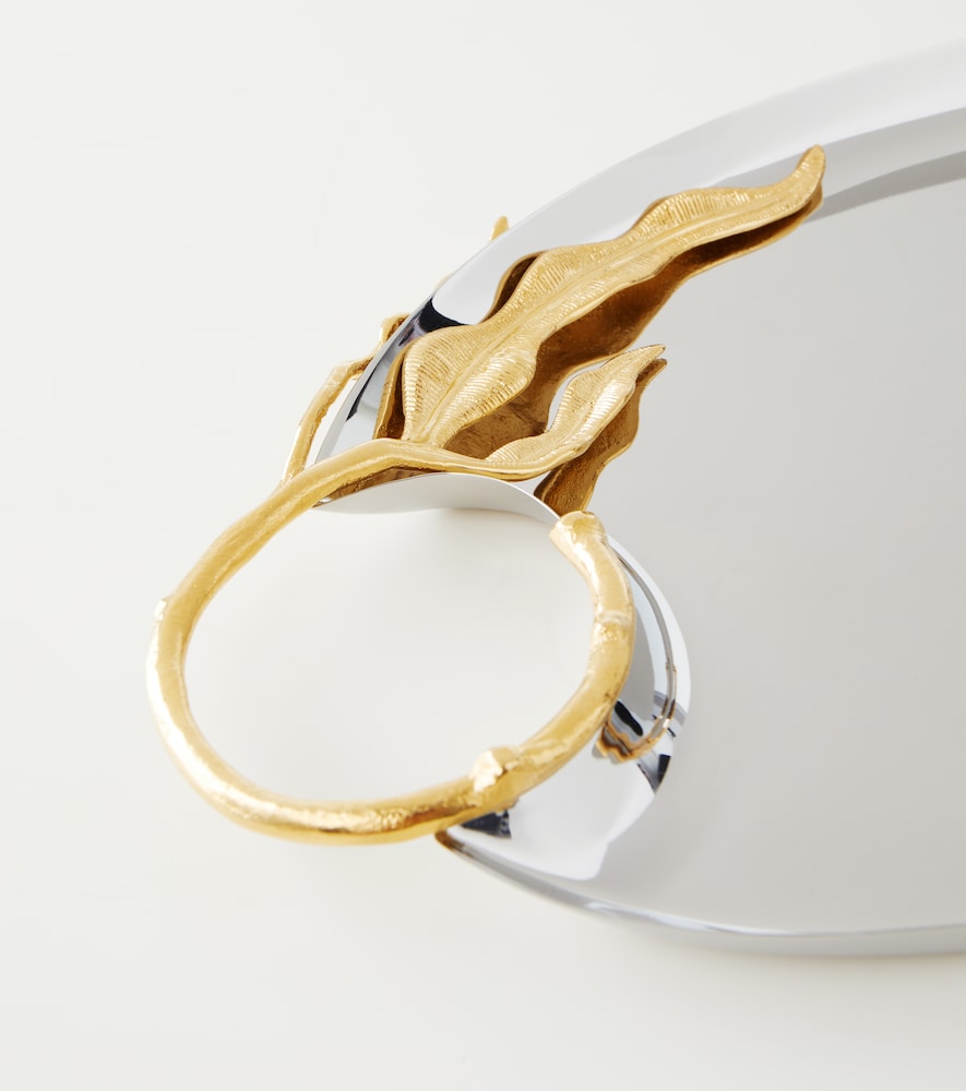  L'objet L'objet Fern Medium 24kt Gold-plated Tray 