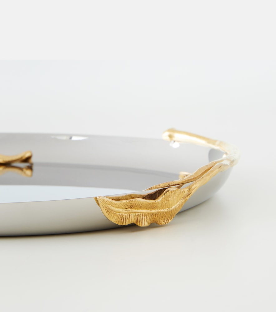  L'objet L'objet Fern Medium 24kt Gold-plated Tray 