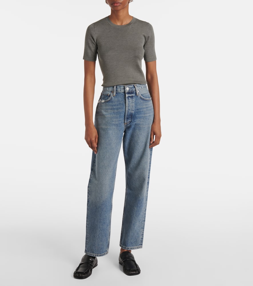 Agolde 90's Pinch Waist Jeans In Blue