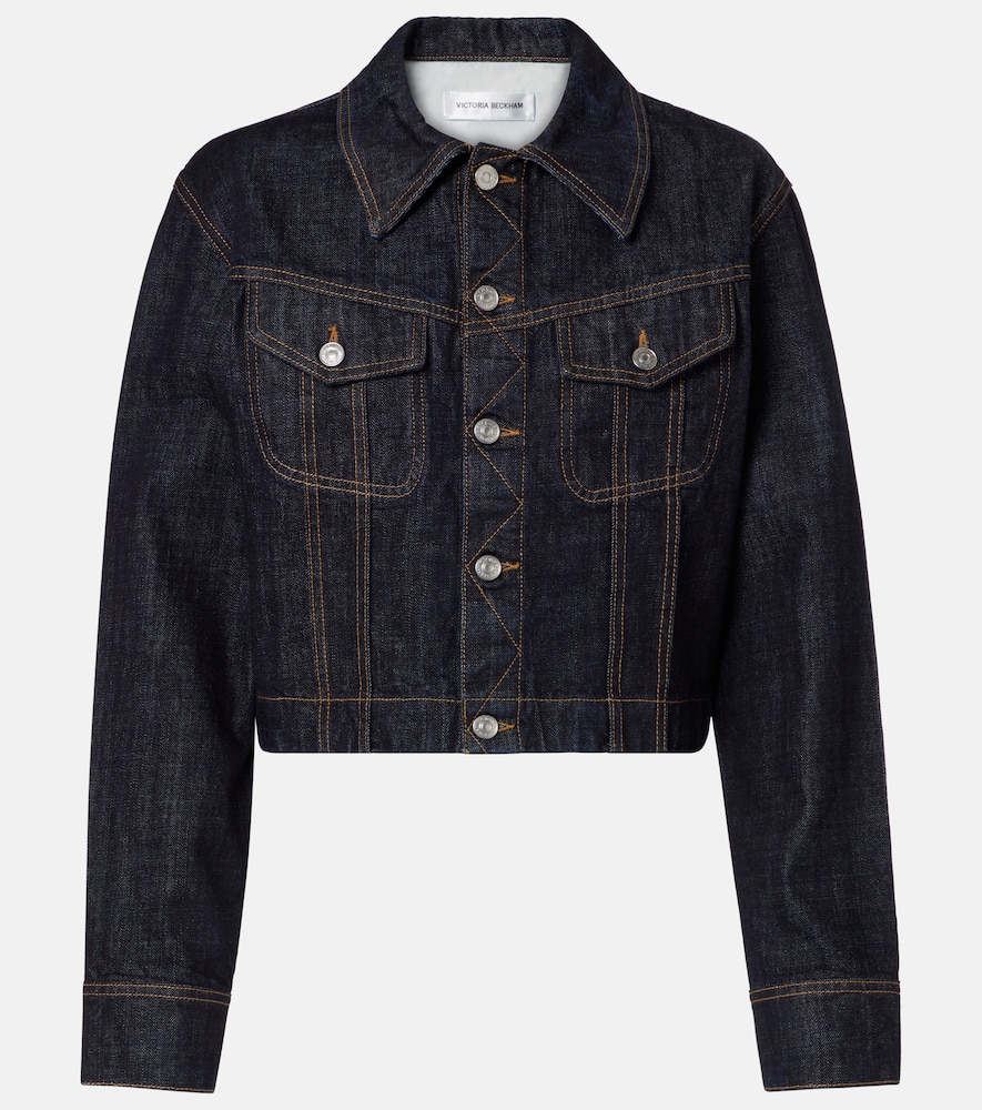 Cropped denim jacket