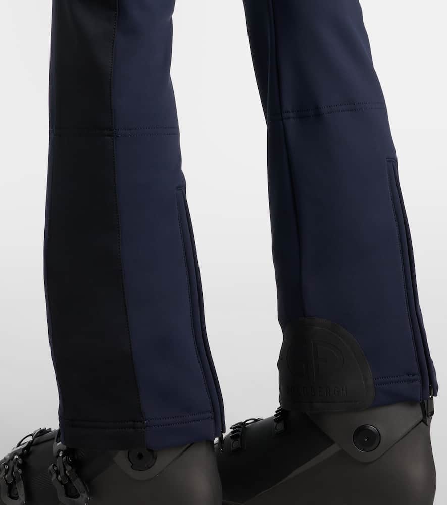 Goldbergh Parry Faux Fur-trimmed Ski Suit In Blue