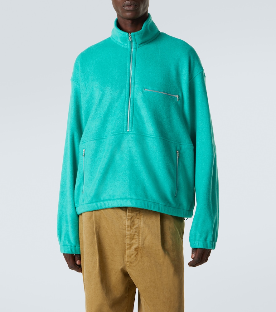  Auralee Auralee Silk Fleece Half-zip Sweater 