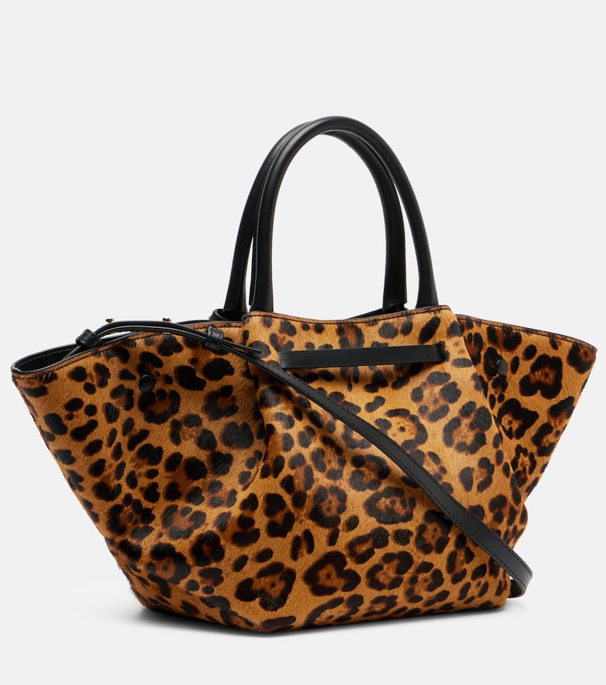 Demellier Tote Bag New York Medium Aus Kalbshaar In Brown