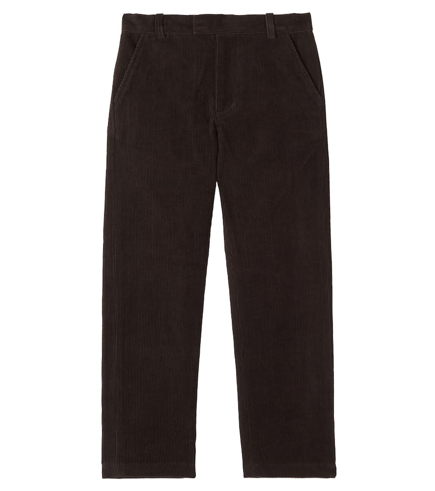 Bonpoint Timote Cotton Corduroy Pants In Brown