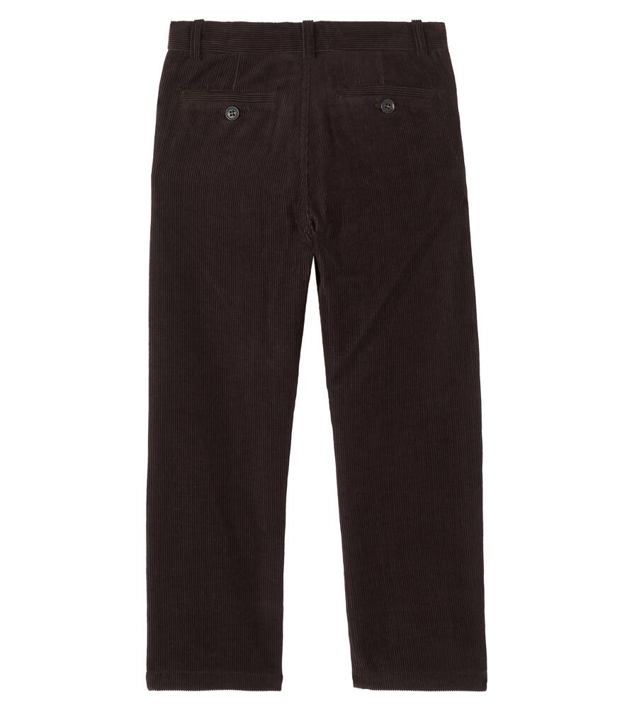 Bonpoint Timote Cotton Corduroy Pants In Brown