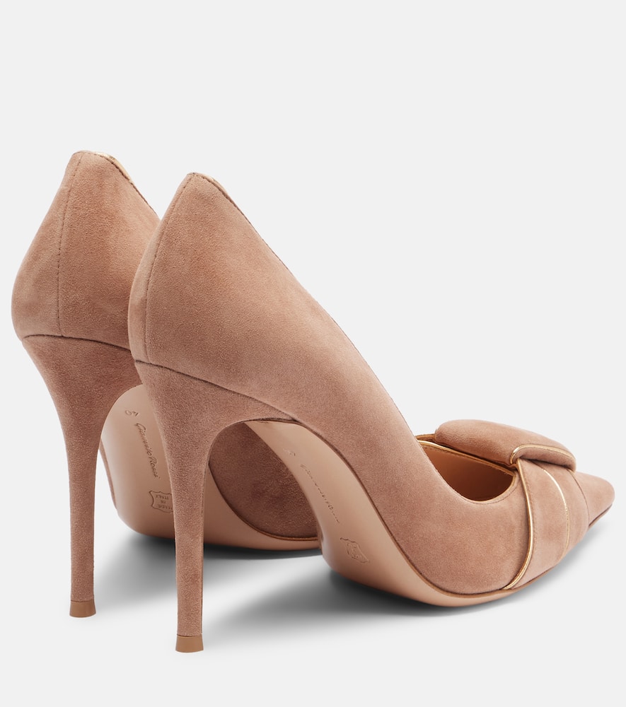 Gianvito Rossi Suede Pumps In Brown