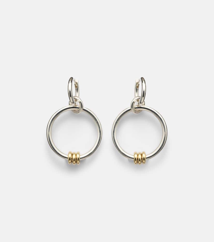 Spinelli Kilcollin Asha Sterling Silver And 18kt Gold Earrings In Metallic