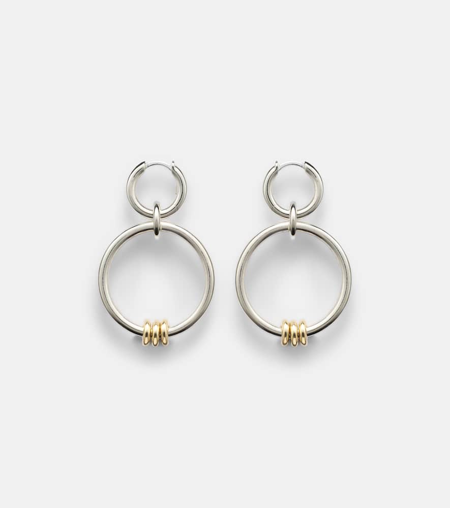 Spinelli Kilcollin Asha Sterling Silver And 18kt Gold Earrings In Metallic