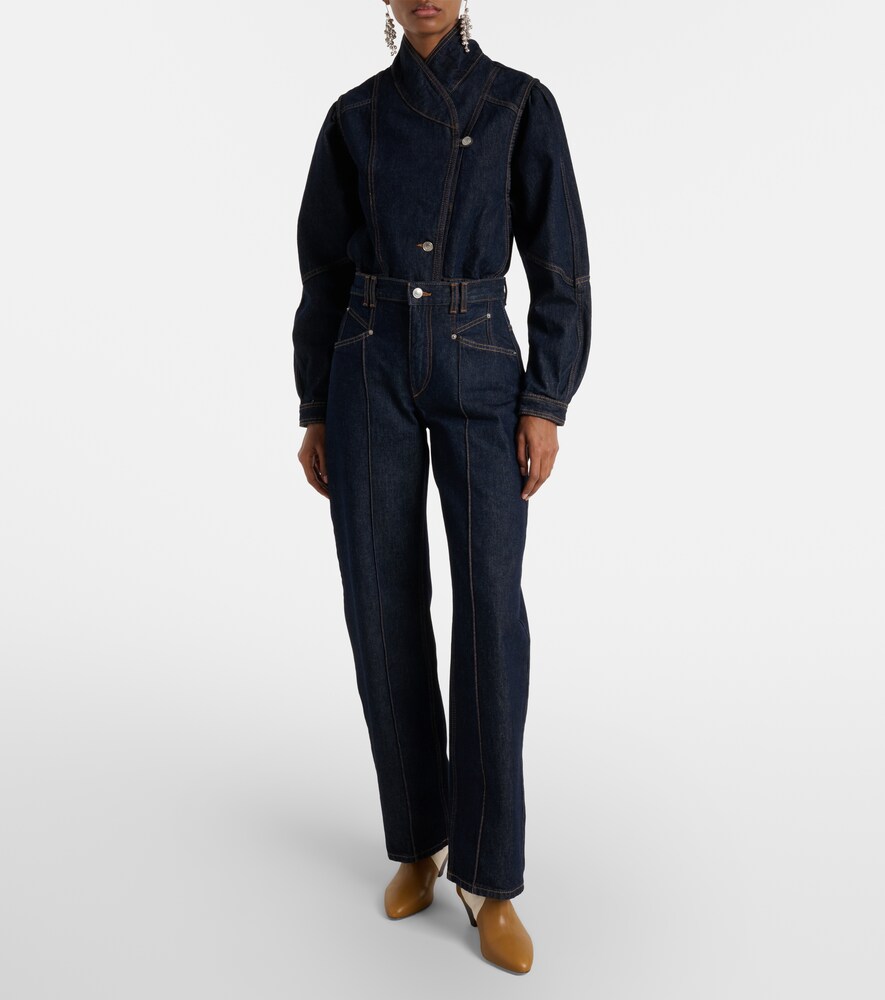 Drolane High-Rise Straight Jeans