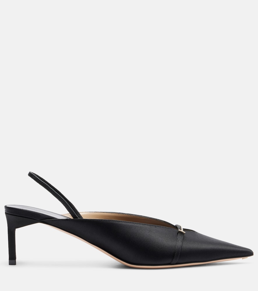  Tom Ford Tom Ford T Icon 55 Satin Slingback Pumps 