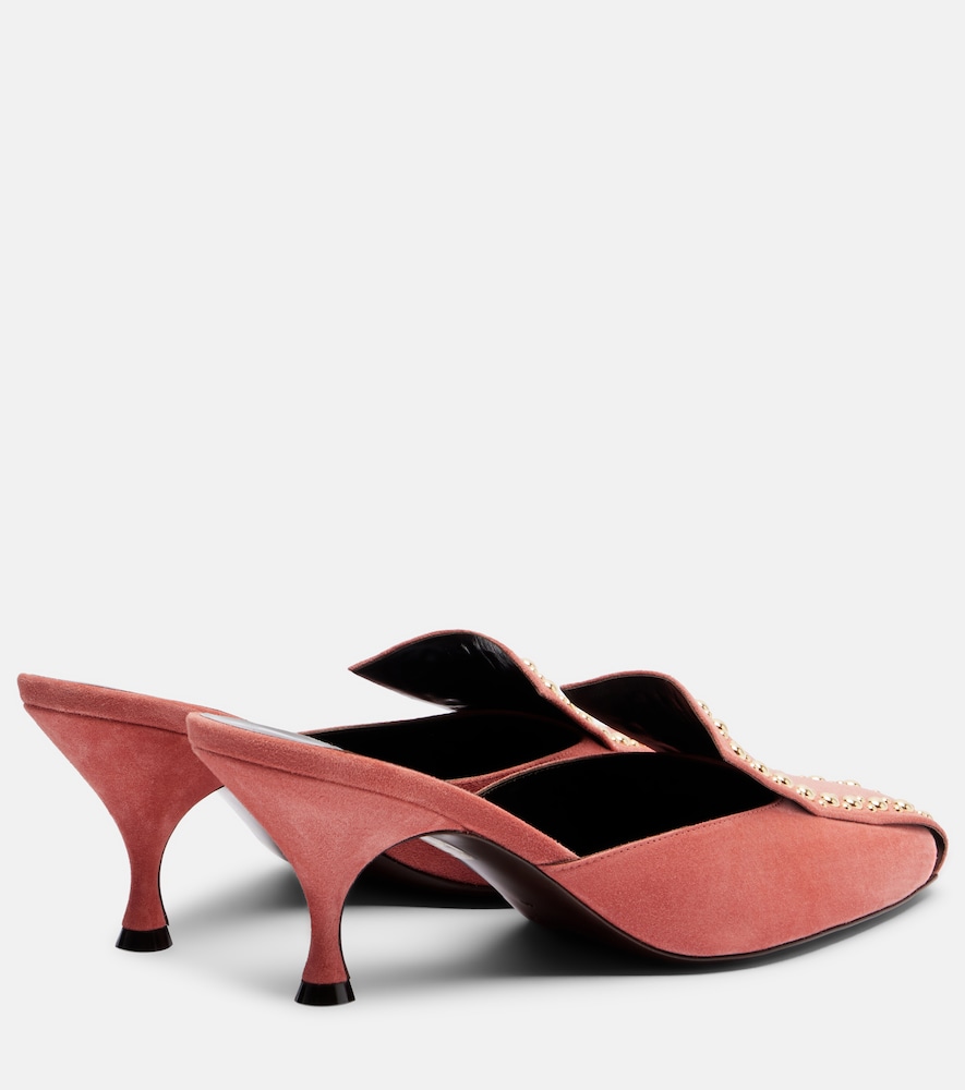  Herbert Levine Herbert Levine Bright Idea 70 Embellished Suede Mules 