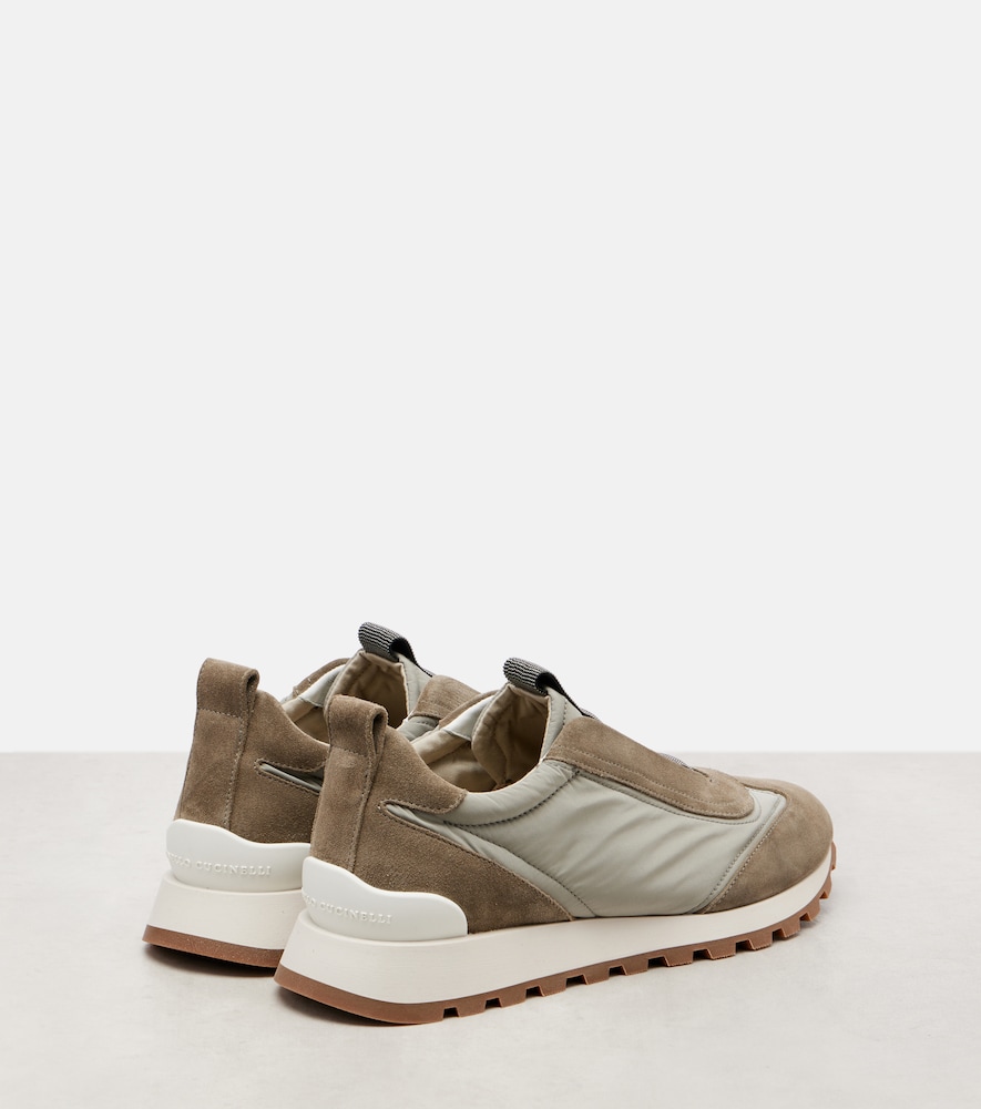  Brunello Cucinelli Brunello Cucinelli Sneakers Monili Mit Veloursleder 
