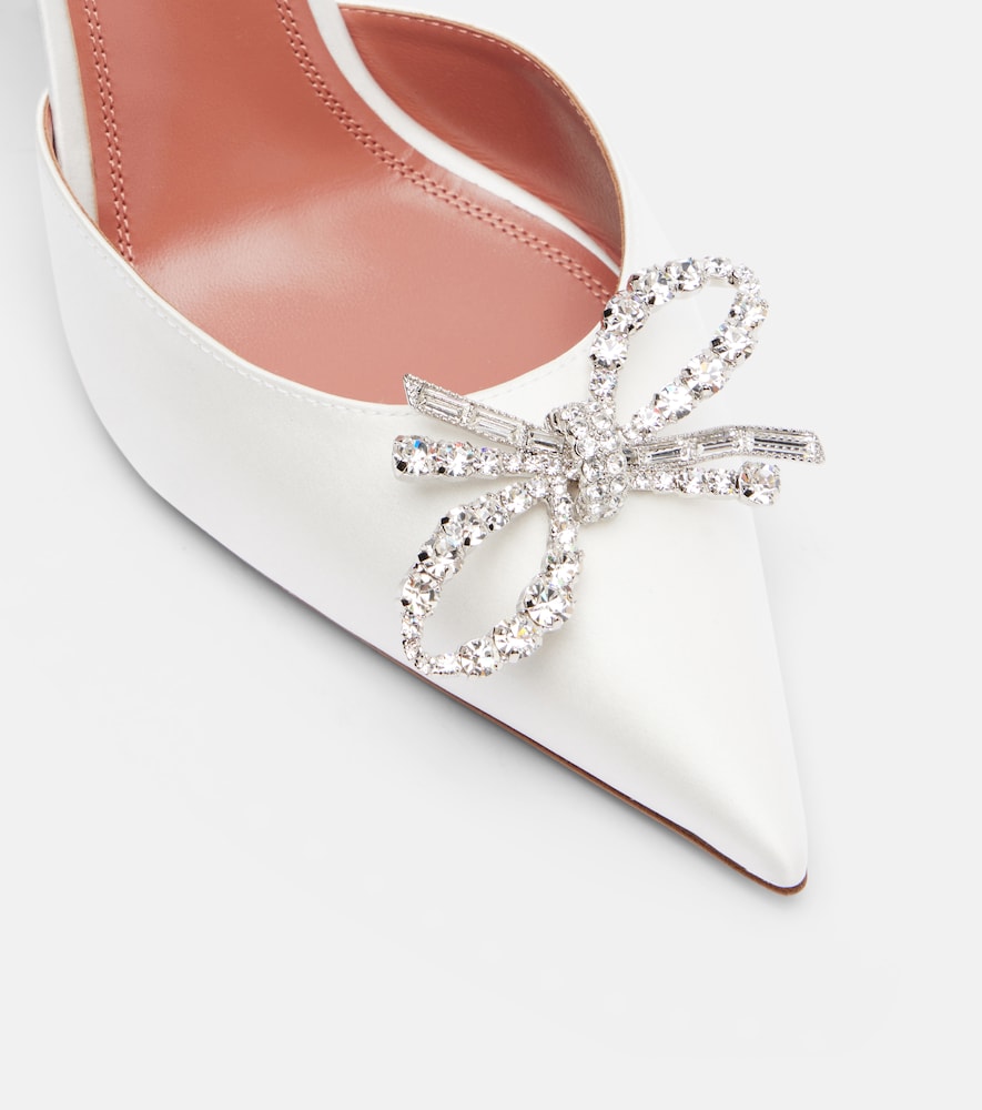  Amina Muaddi Amina Muaddi Slingback-pumps Rosie 95 Aus Satin 