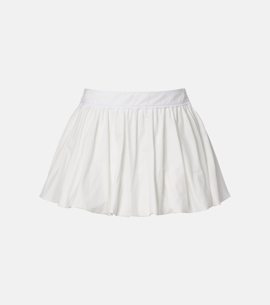 Bananhot Micaela Cotton Poplin Miniskirt