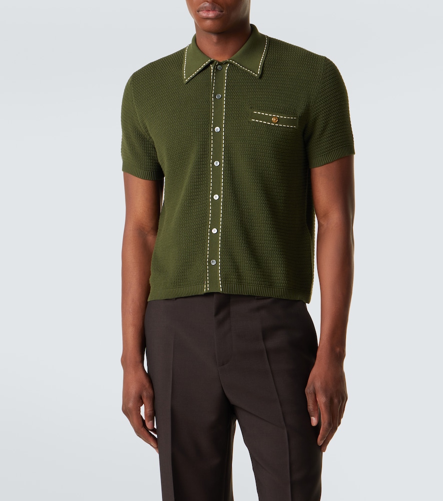 Medusa Cotton Polo Shirt