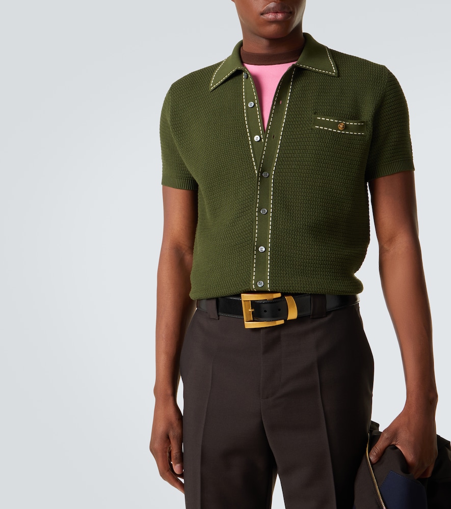 Medusa Cotton Polo Shirt