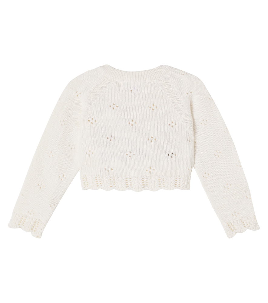  Patachou Patachou Baby Bestickter Cardigan Aus Baumwolle 